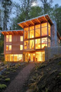 54226,Modern house in woods